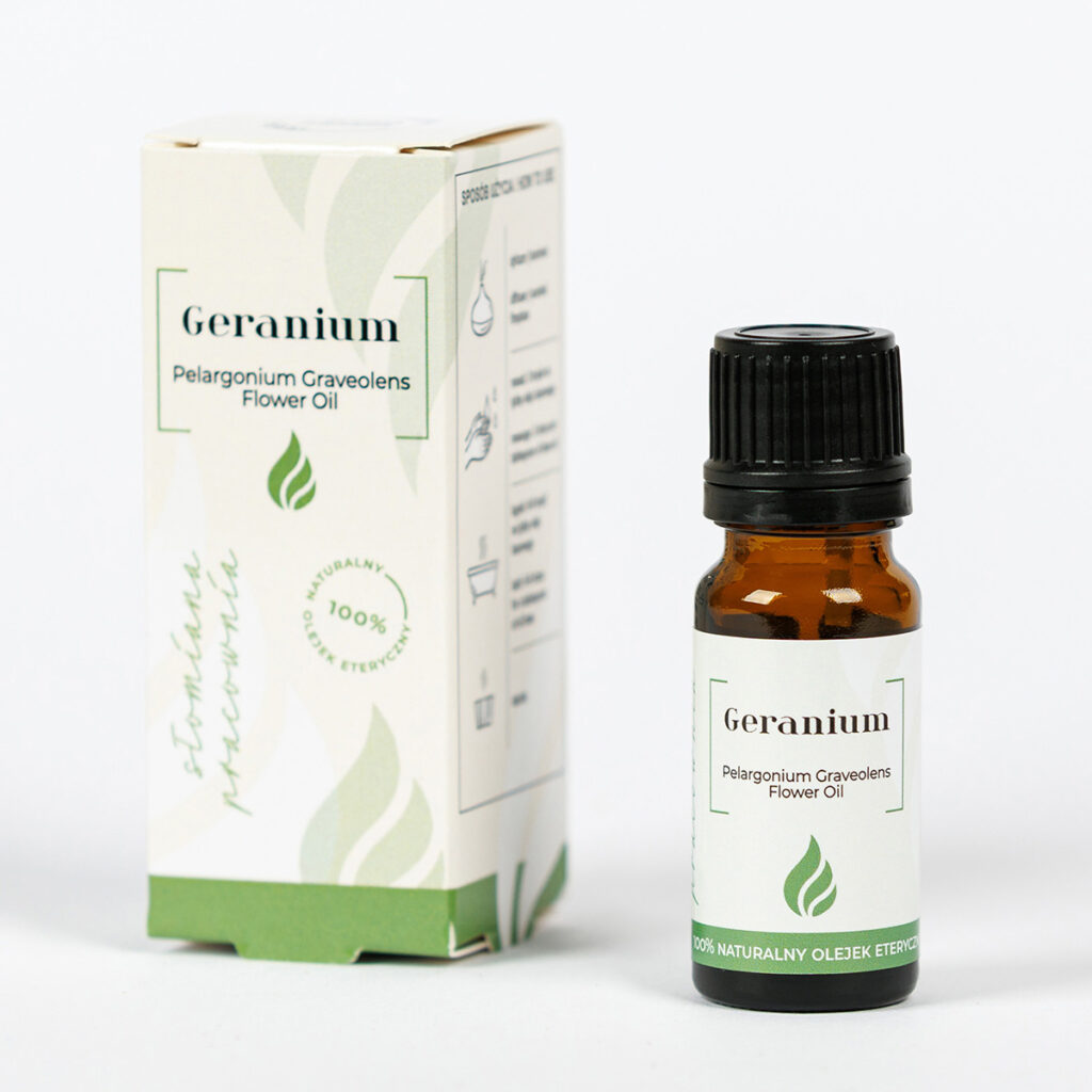 Olejek Geraniowy 100% Eteryczny